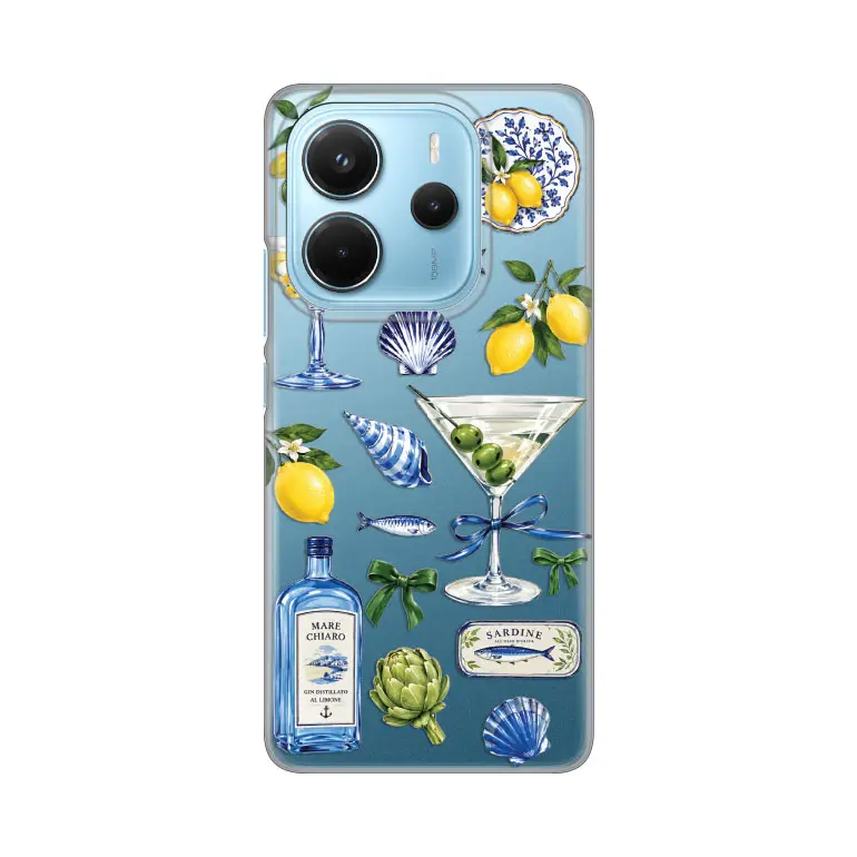 Torbica Silikonska Print za Xiaomi Redmi Note 14 4G (srb) Mediterranean Martini