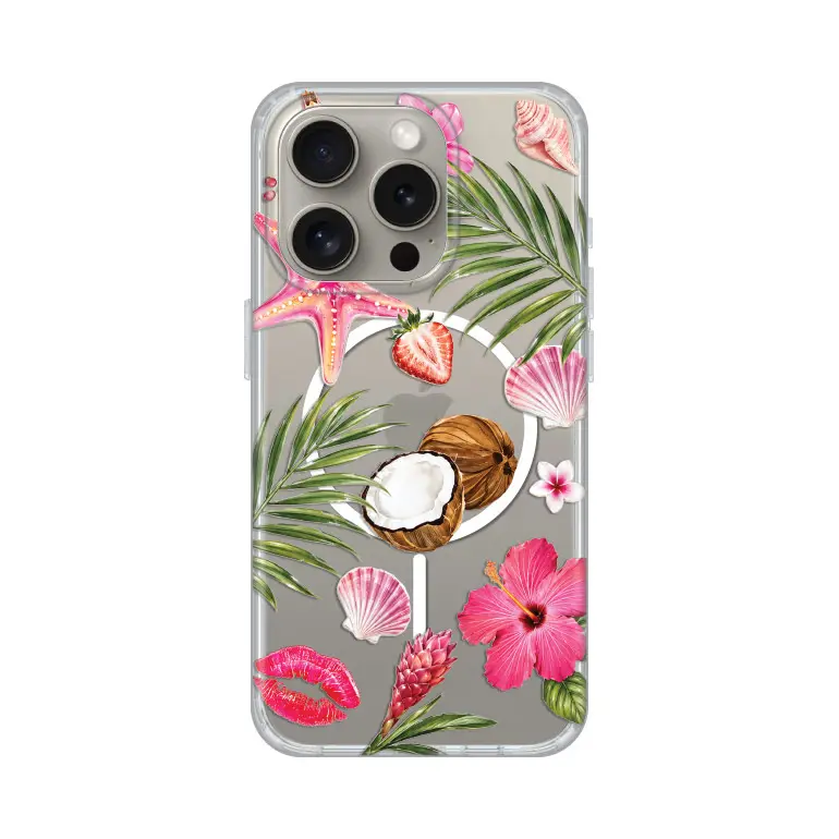 Torbica Print Magsafe za Iphone 15 Pro 6.1 Coconut Paradise