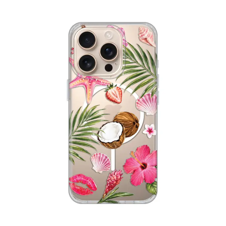 Torbica Print Magsafe za Iphone 16 Pro 6.3 Coconut Paradise