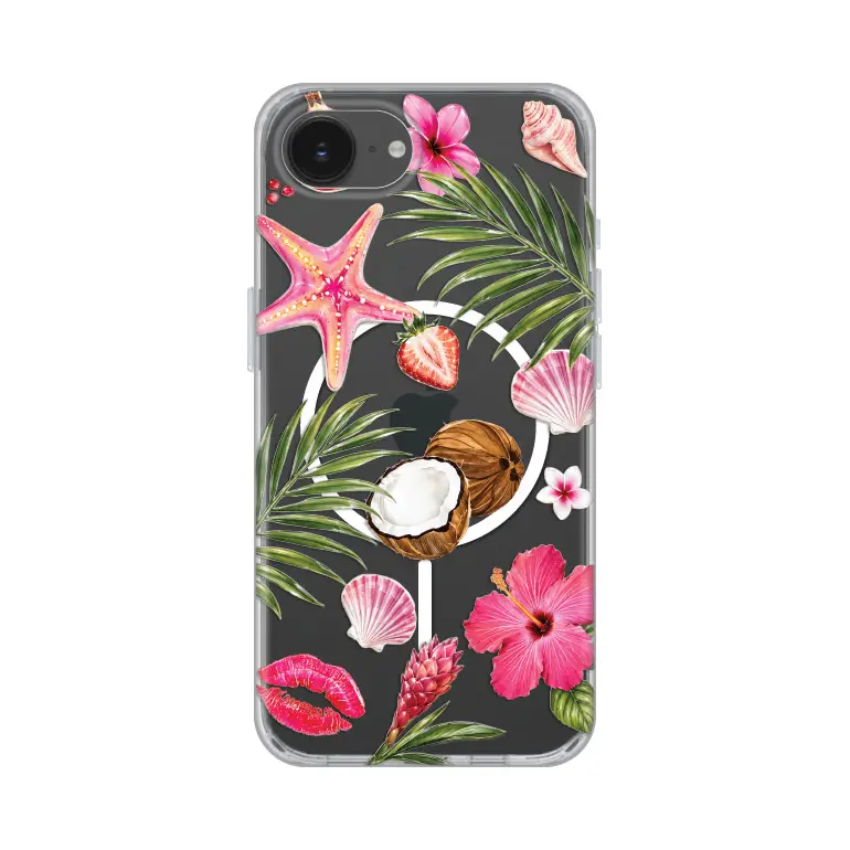 Torbica Print Magsafe za Iphone 16e/17e 6.1 Coconut Paradise