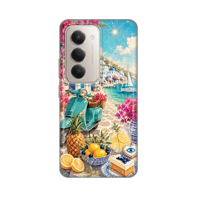 Torbica Silikonska Print Skin za Xiaomi Redmi 15 4G Summer In Greece