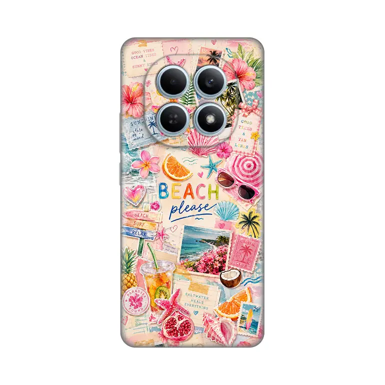Torbica Silikonska Print Skin za Xiaomi Redmi Note 15 4g/5g Beach Please