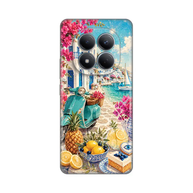 Torbica Silikonska Print Skin za Xiaomi Redmi Note 15 Pro 4G Summer In Greece