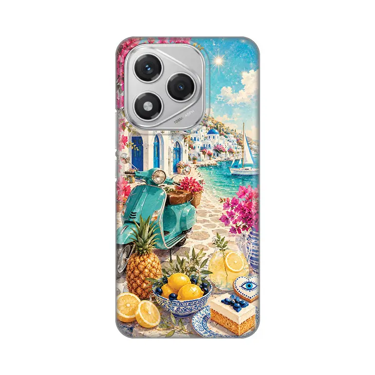 Torbica Silikonska Print Skin za Honor 400 Lite Summer In Greece