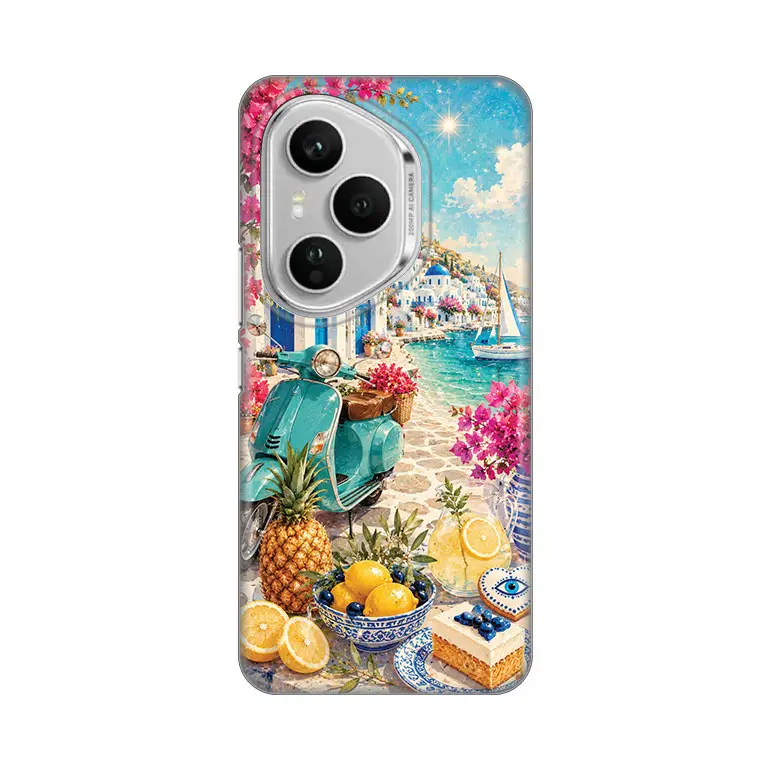 Torbica Silikonska Print Skin za Honor 400 Pro Summer In Greece