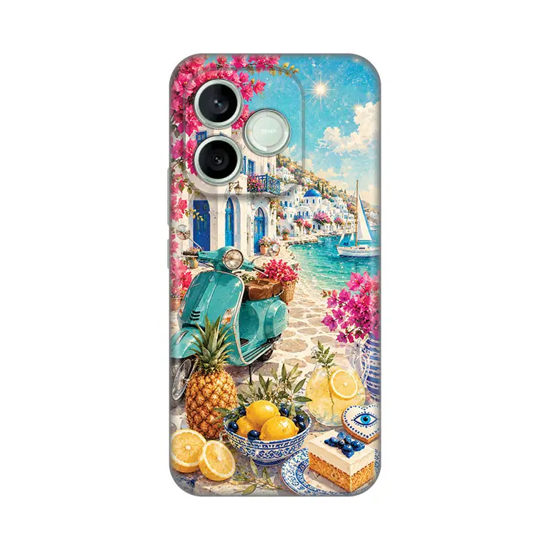 Torbica Silikonska Print Skin za Honor 600 Lite Summer In Greece