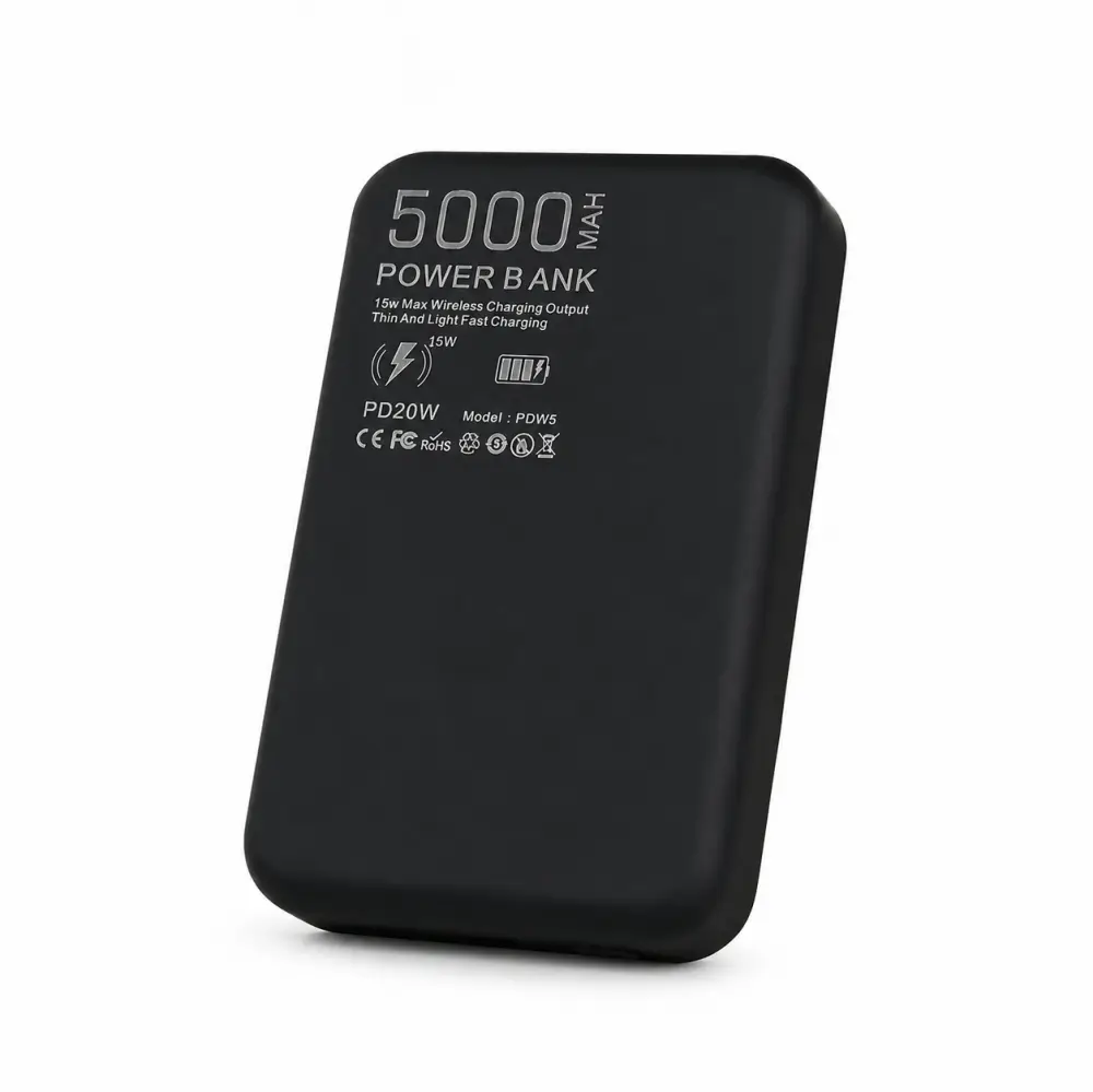 Power Bank Prenosiva Baterija Magsafe Oxpower PD W5 5000mah Crna Print