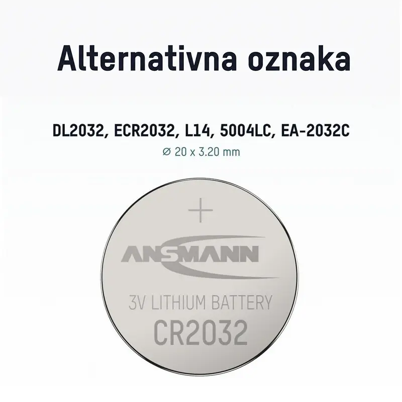 Ansmann Baterija Lithium Cr2032 5020122