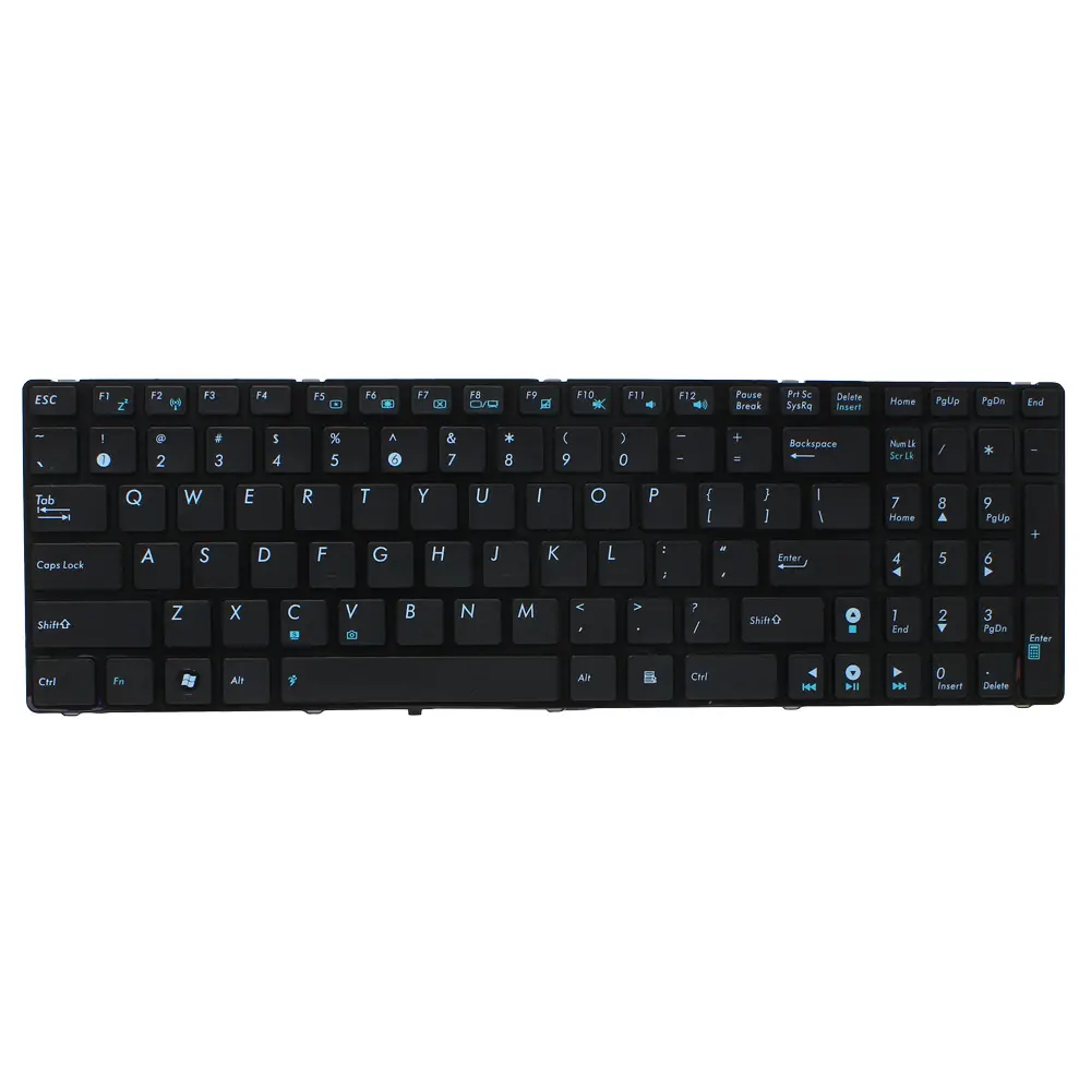 Tastatura za Laptop Asus K52 G51 G52 G60 G72 G73 N61 N90 U50 X52 Crna