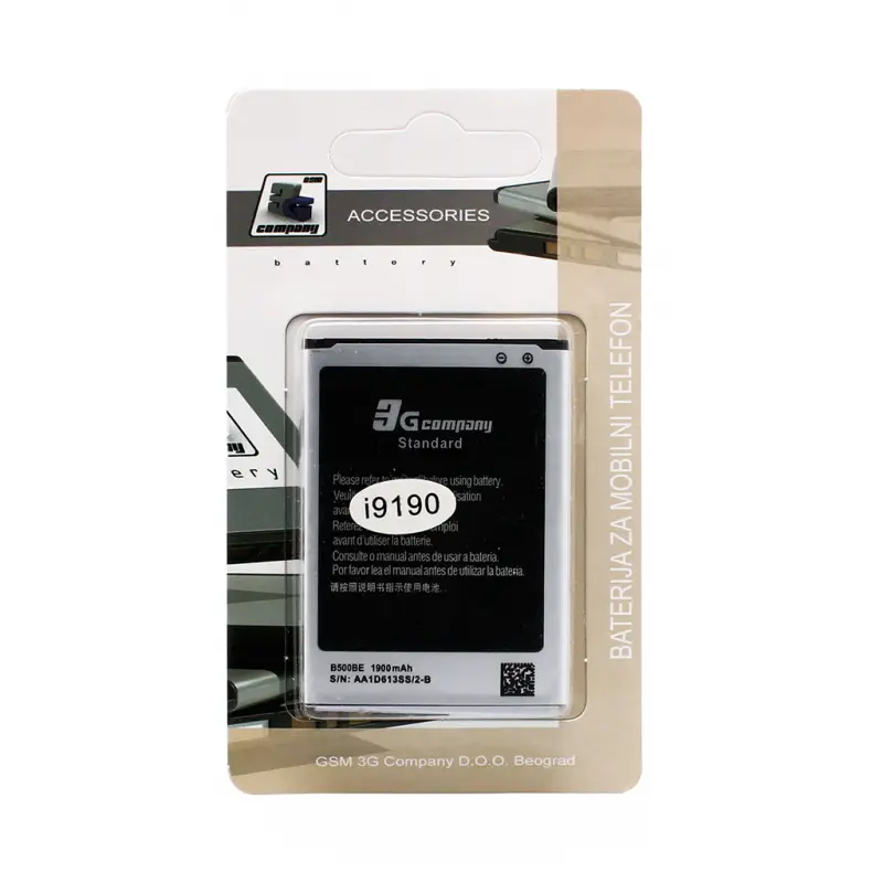 Baterija Standard za Samsung I9190 S4 Mini 1900mah
