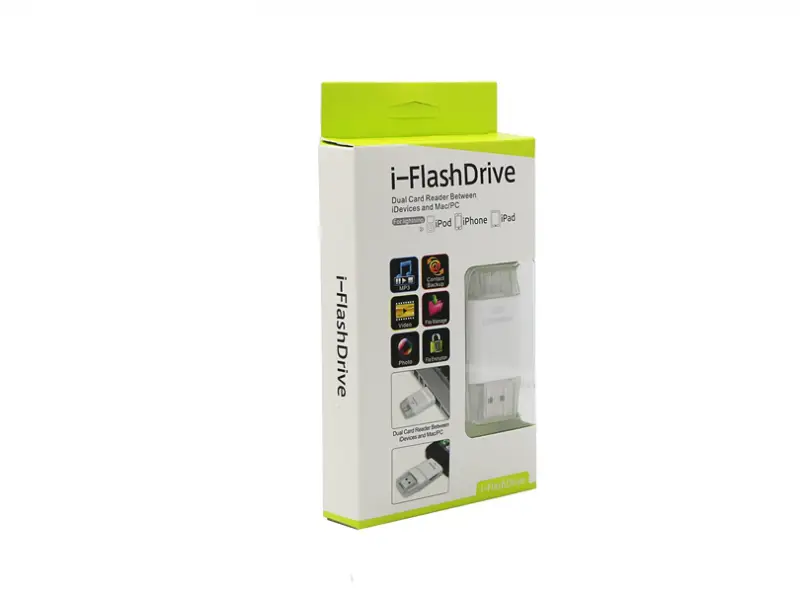 I-flashdrive Dual Card Reader Between Idevices And Mac/pc