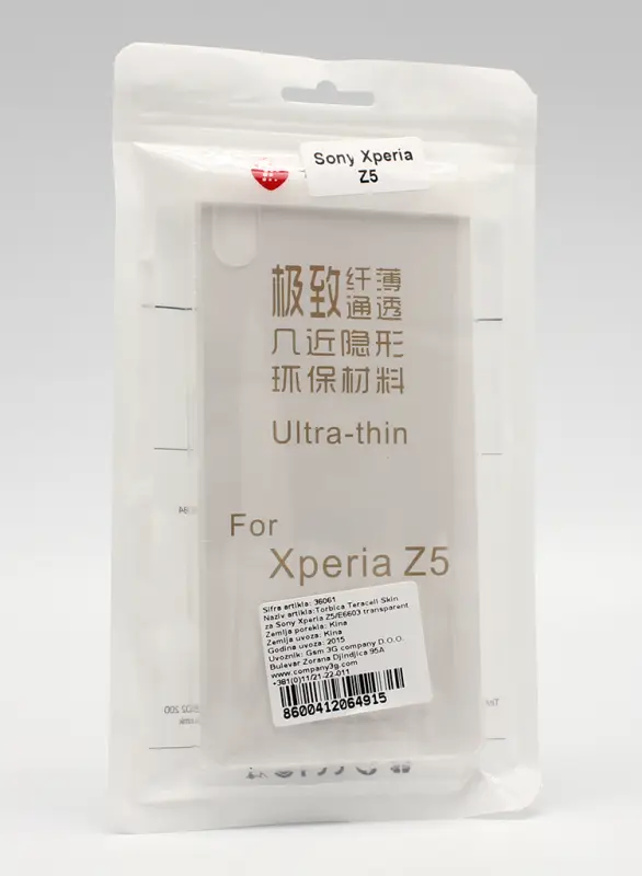 Torbica Teracell Skin za Sony Xperia Z5/e6603 Transparent