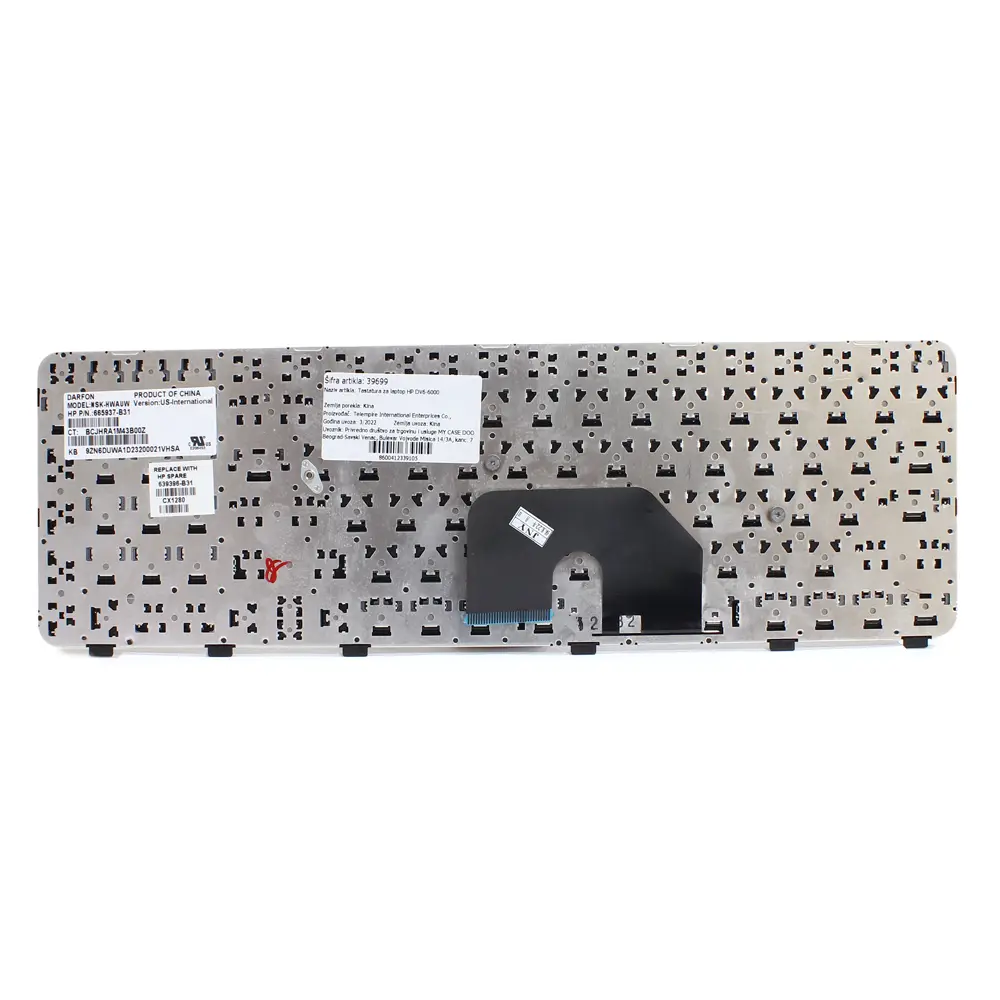 Tastatura za Laptop HP Dv6-6000